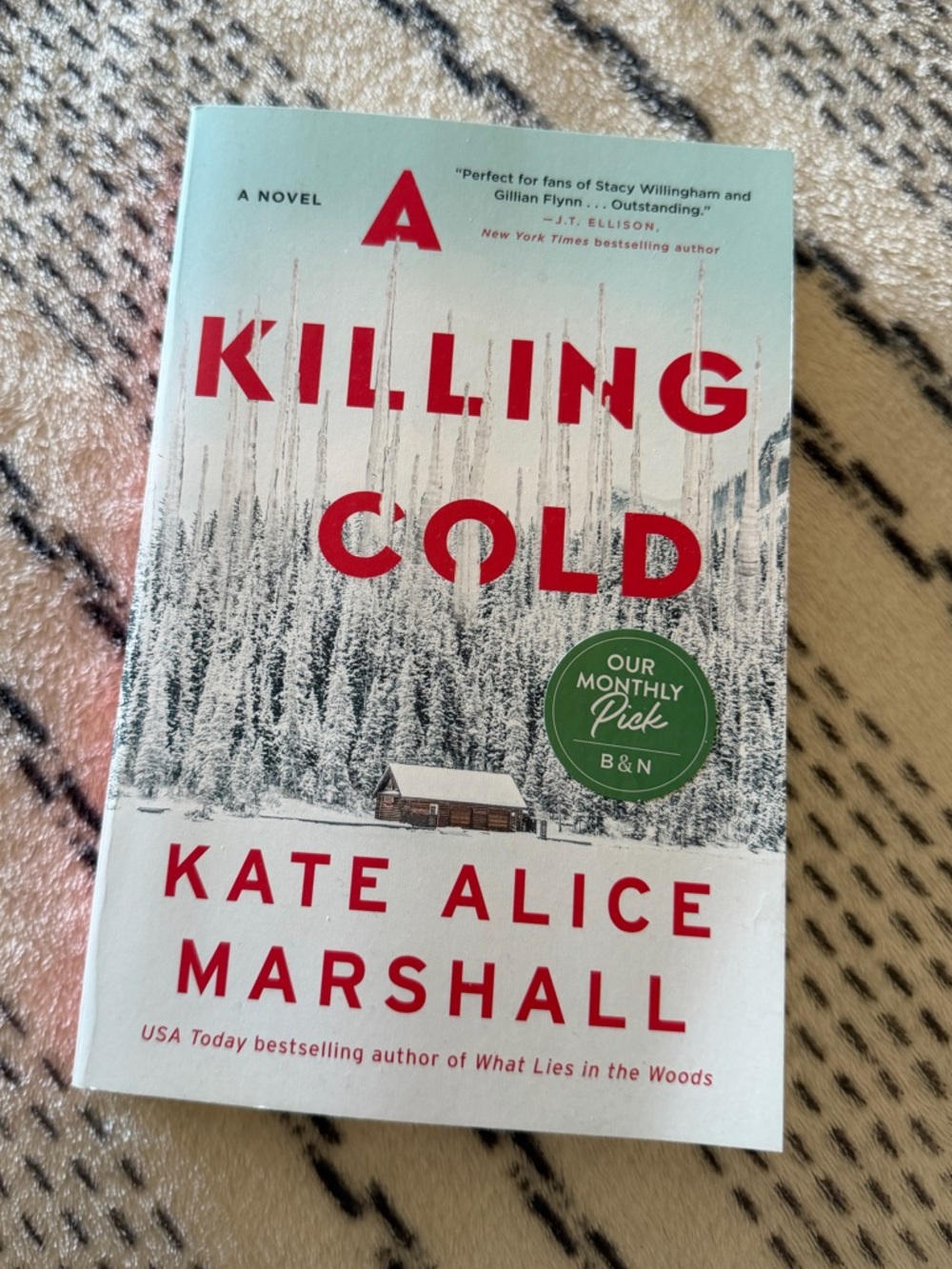 A Killing Cold by Kate Alice Marshall -Paperback Book- LIKE NEW